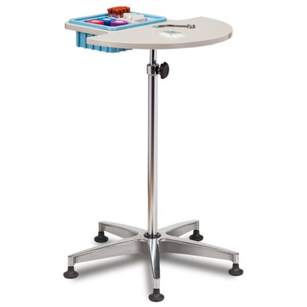 Half Round, Stationary, ClintonClean™ Phlebotomy Stand, Clinton, Mfr#: 6950